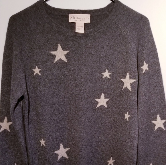 Philosophy 0 Cashmere Sweater Gray With 